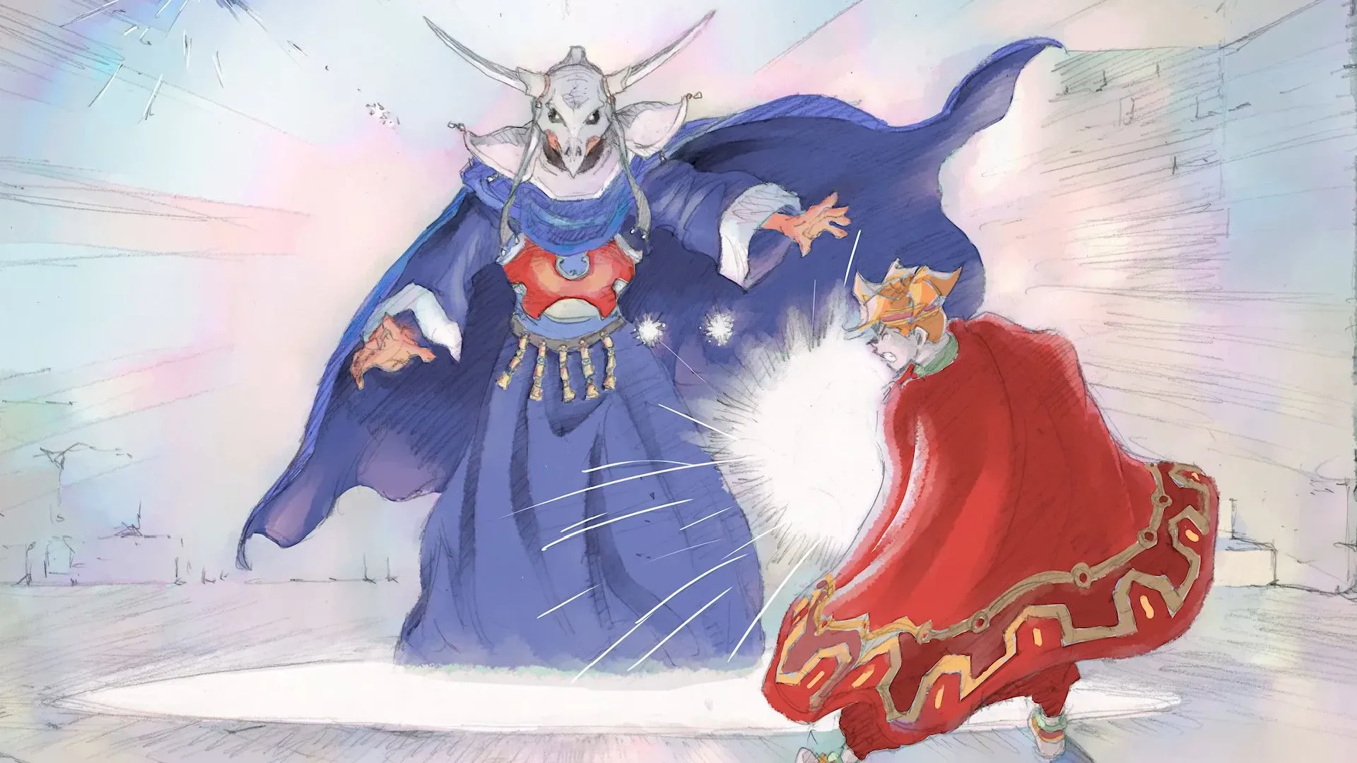 Terranigma remaster showing the 4:3 game screen and information sidebar