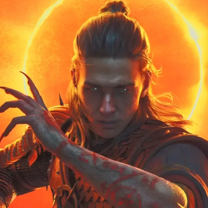 The Blood of Dawnwalker protagonist Coen in a dark fantasy setting