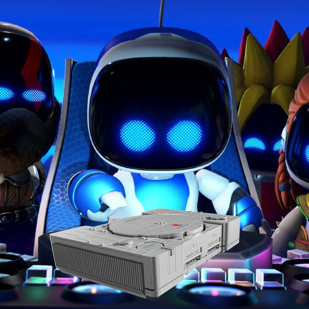 Lego Astro Bot promotional build rumored for the Lego PlayStation set launch