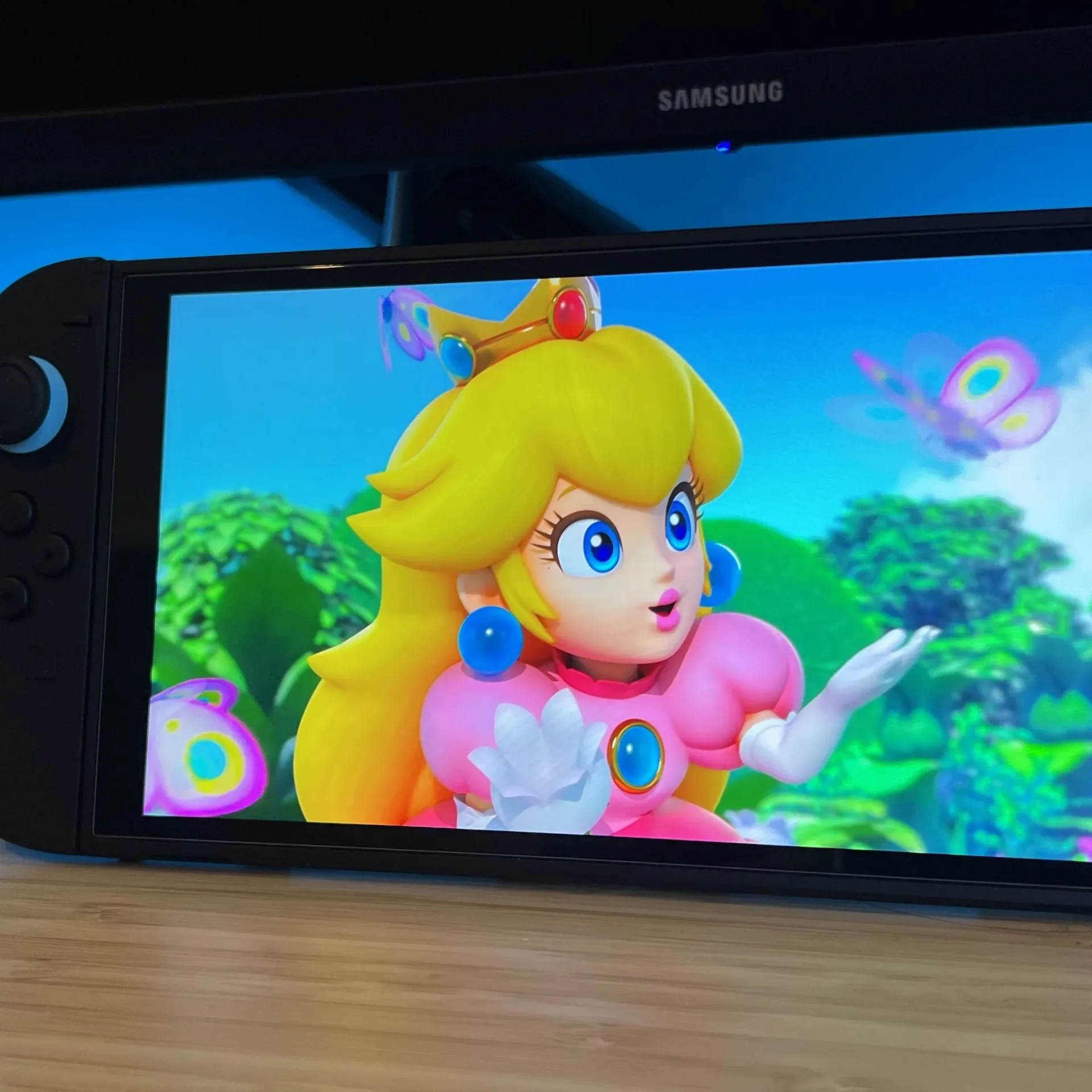 Nintendo Switch 2 beside a slim protective carrying case