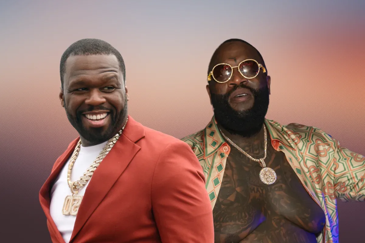 Rick Ross performing during a Port of Miami anniversary concert