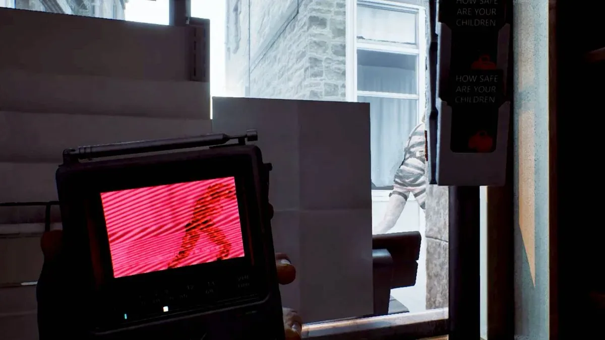 A CRT television is used to detect threats in Silent Hill: Townfall
