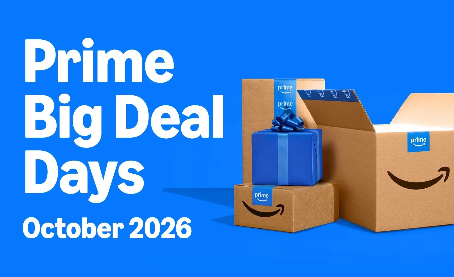 Amazon Prime Big Deal Days 2026 shopping event displayed on a laptop