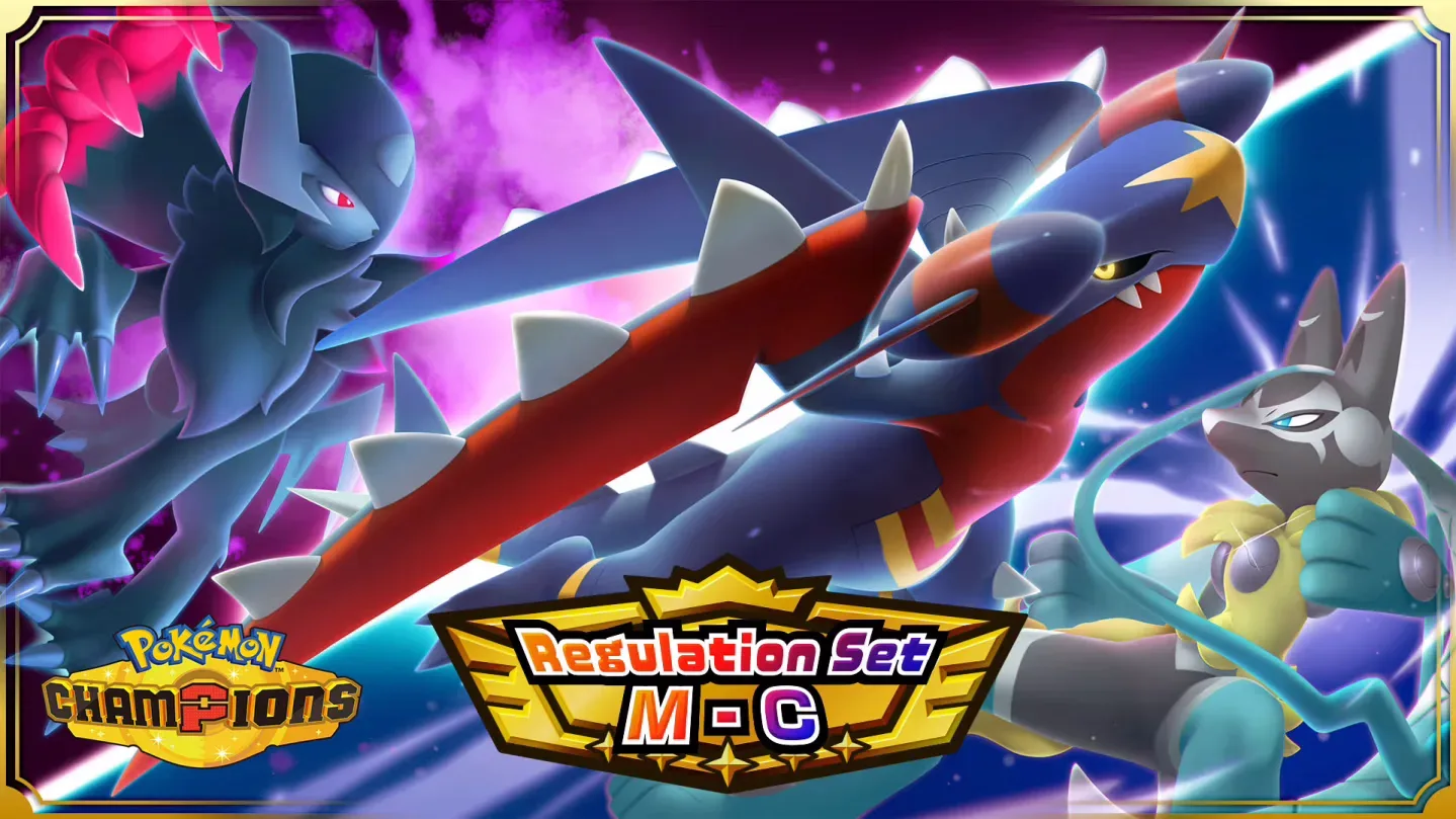 Pokémon Champions Regulation Set M-C roster screen