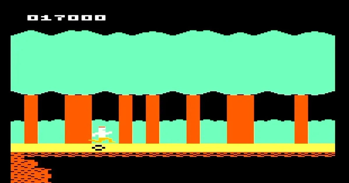 Commodore VIC-20 computer configured with a 35K memory expansion for Pitfall II: Lost Caverns