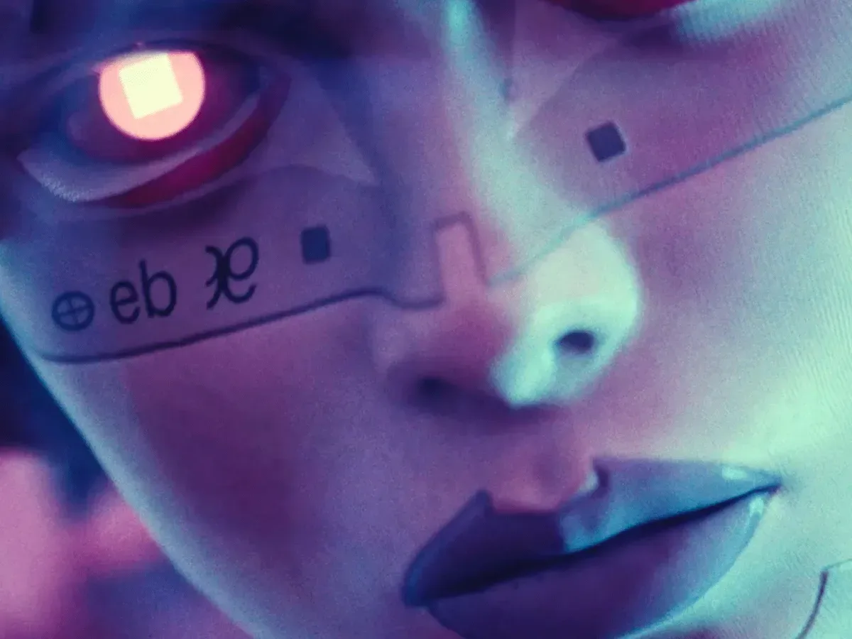 A Marathon player character in a futuristic combat environment