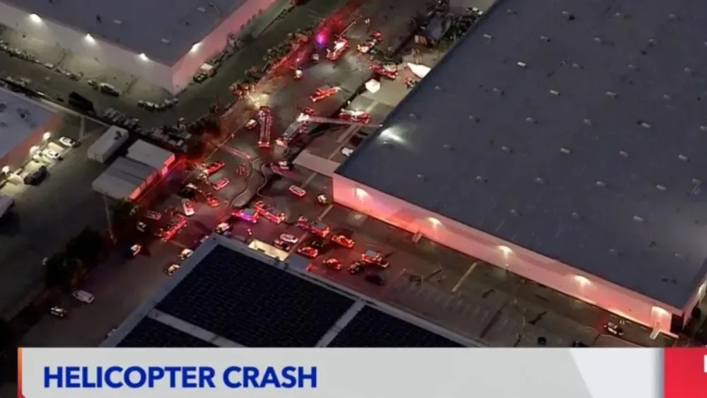 L.A. Metro Line 166 bus collision response in Chatsworth