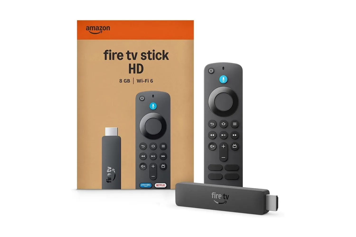 Amazon Fire TV Stick HD connected to a television HDMI port