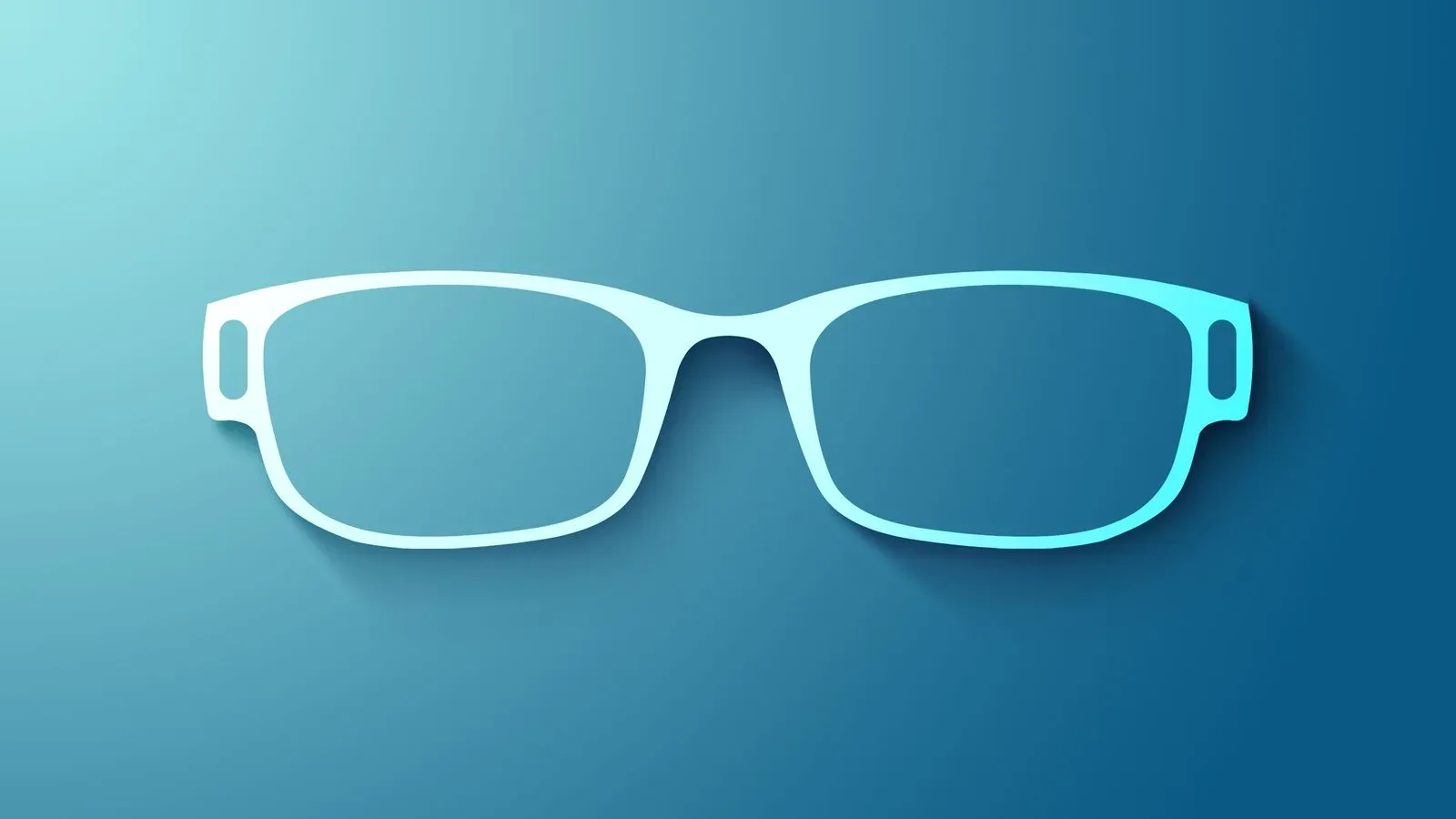 A person wearing display-free smart glasses with built-in camera and audio features
