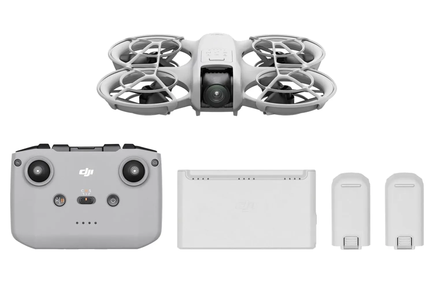 DJI Neo Fly More Combo with drone, RC-N3 controller and charging accessories