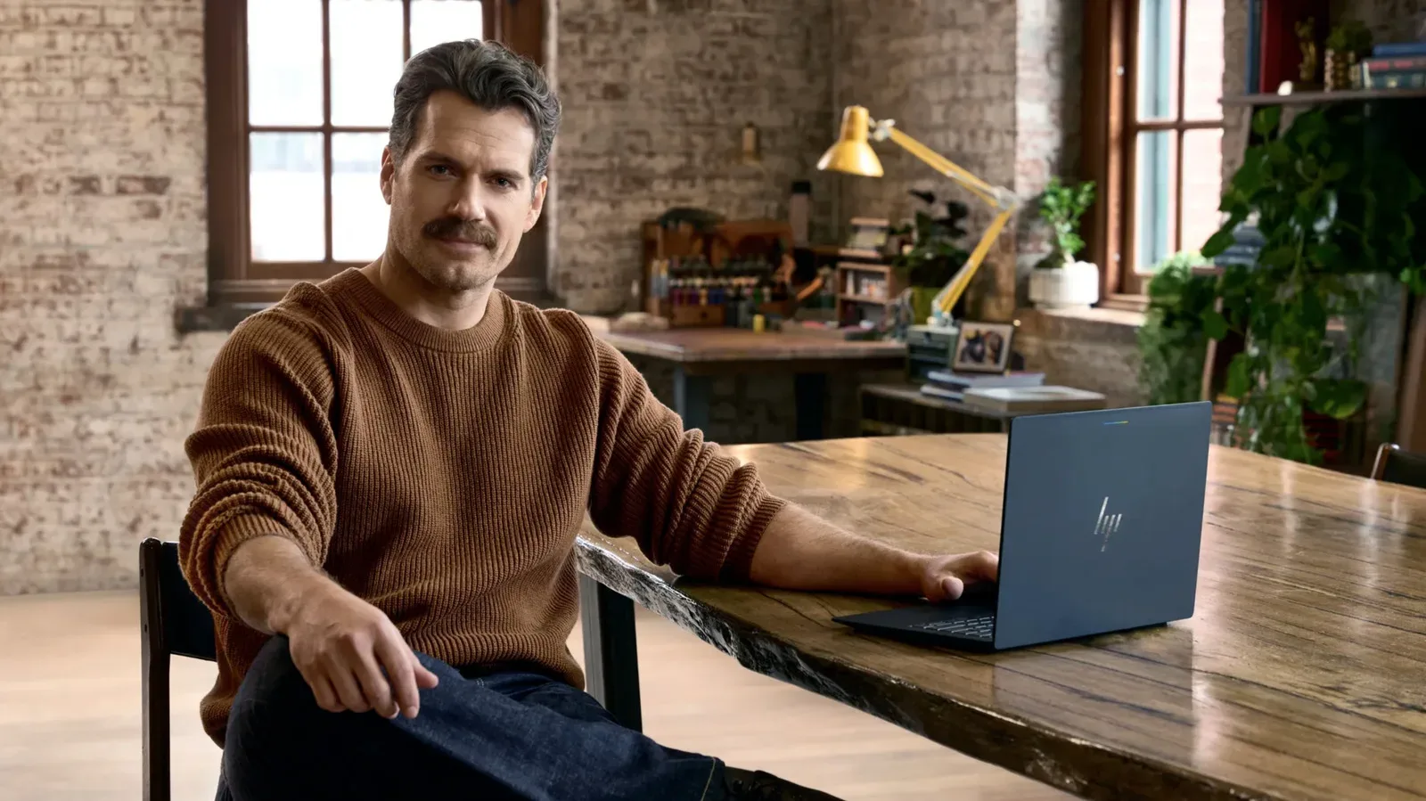 Henry Cavill collaborating with Google on a Googlebook video game project