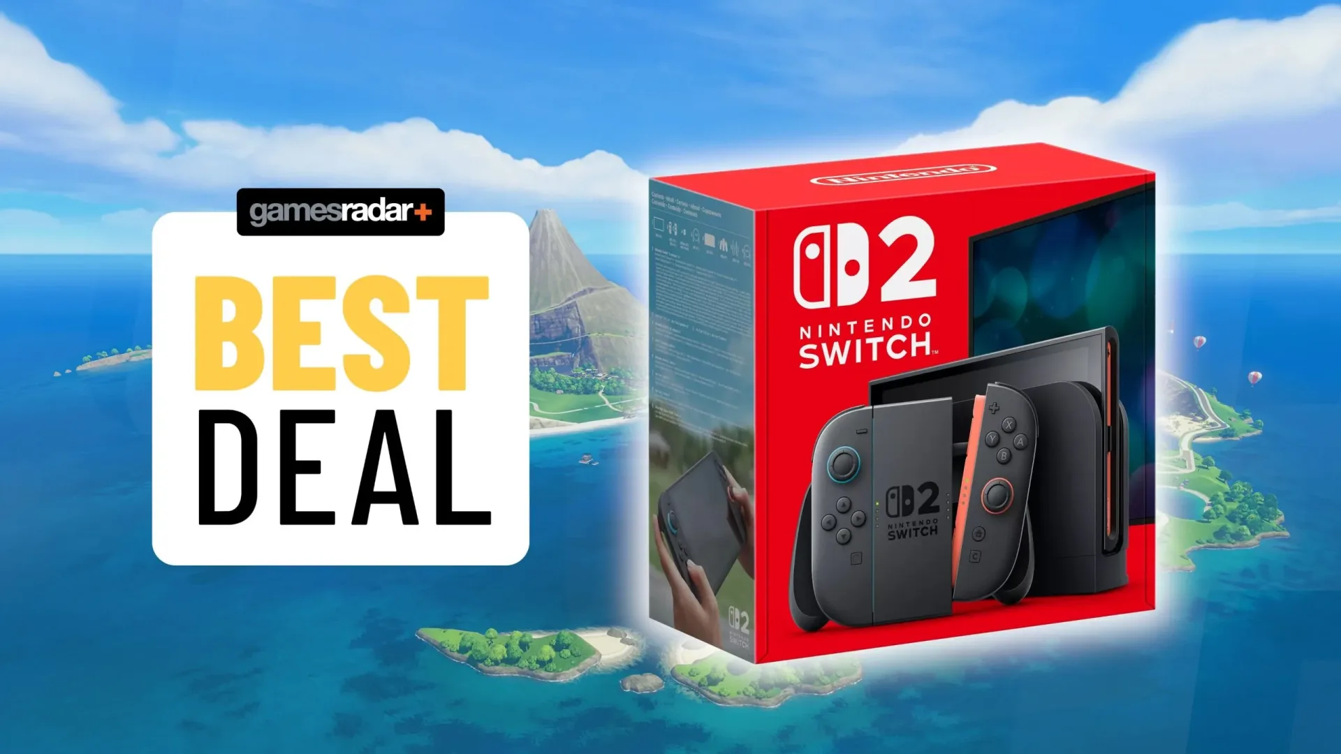 Nintendo Switch 2 Sports Resort bundle box with console, game download and Nintendo Switch Online membership