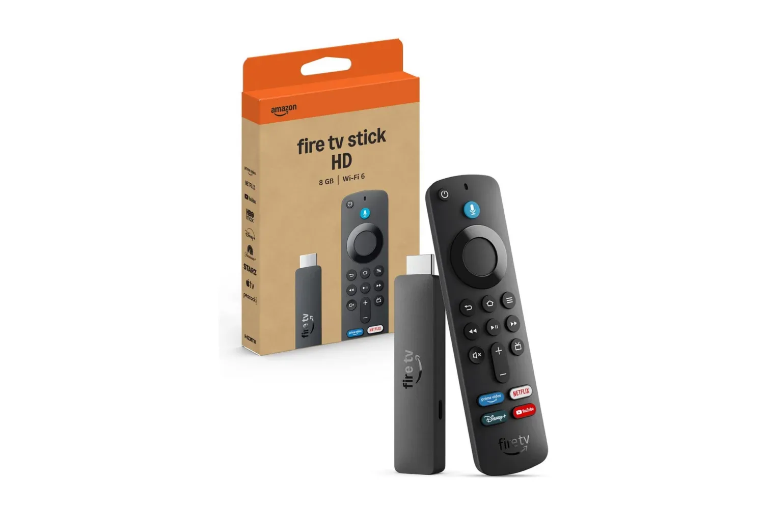 Amazon Fire TV Stick HD connected to a television HDMI port