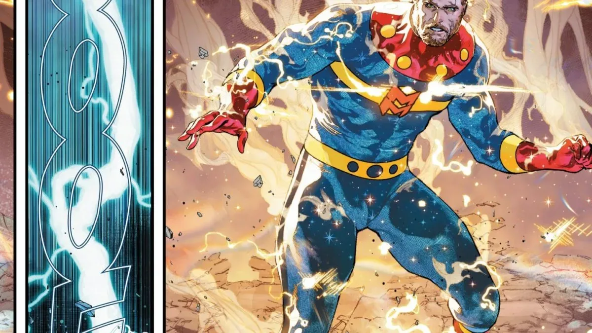 David Colton’s transformation sequence in Avengers: Armageddon #4