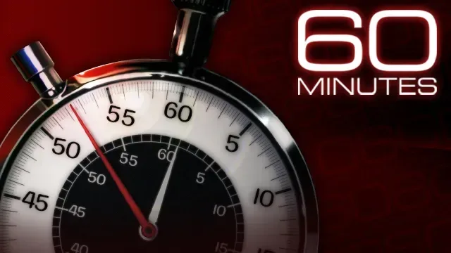 60 Minutes broadcast graphic examining Season 59 premiere ratings