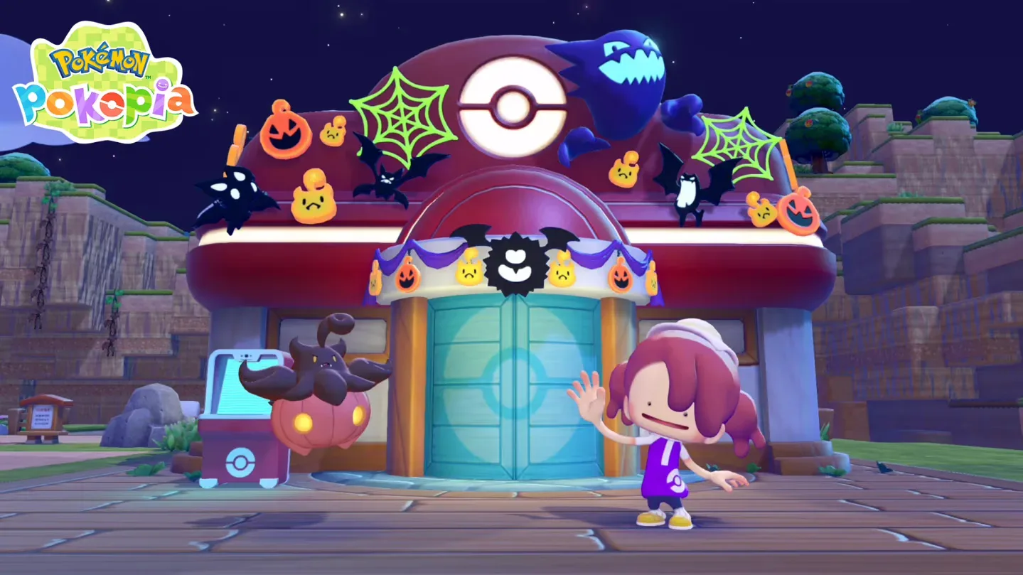 Pumpkaboo in Pokémon Pokopia’s Sweet Surprises event
