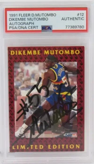 1996 SkyBox Autographics Steve Nash card in graded holder