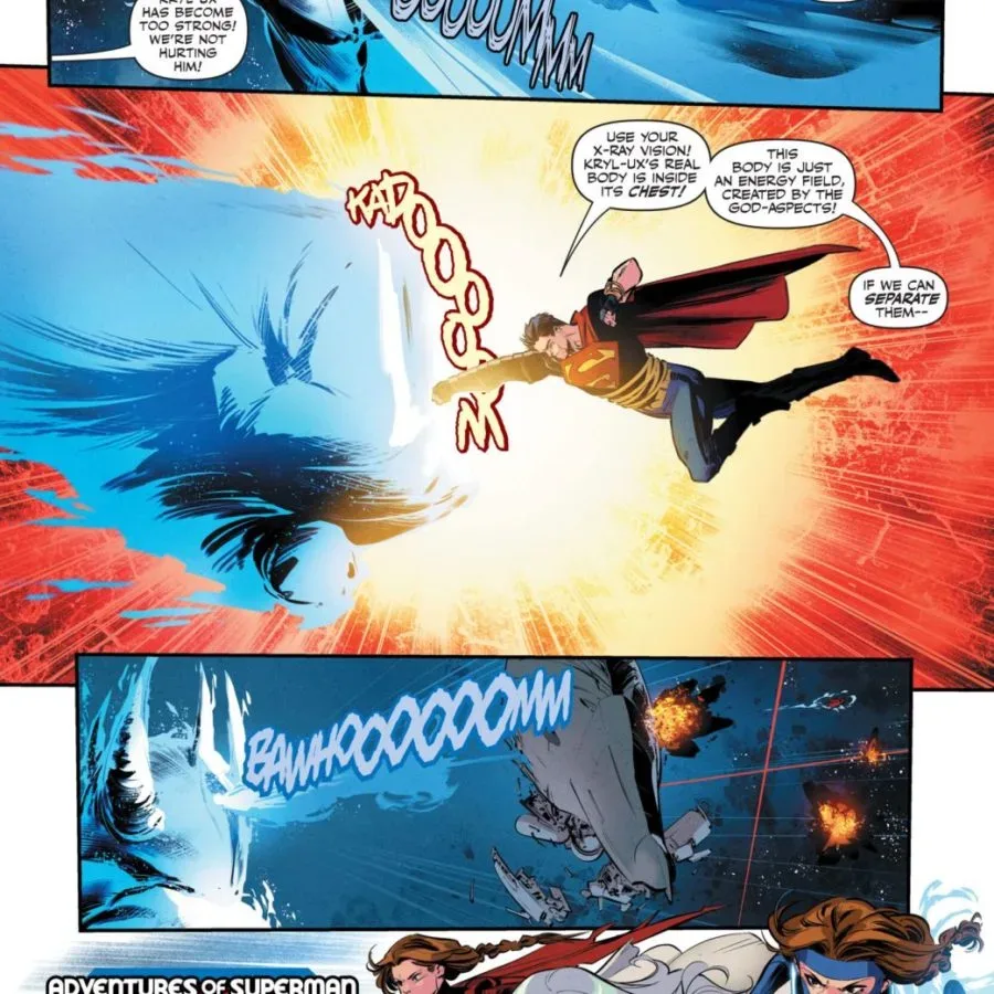 The House of El joins the final battle in Adventures of Superman: Book of El #12