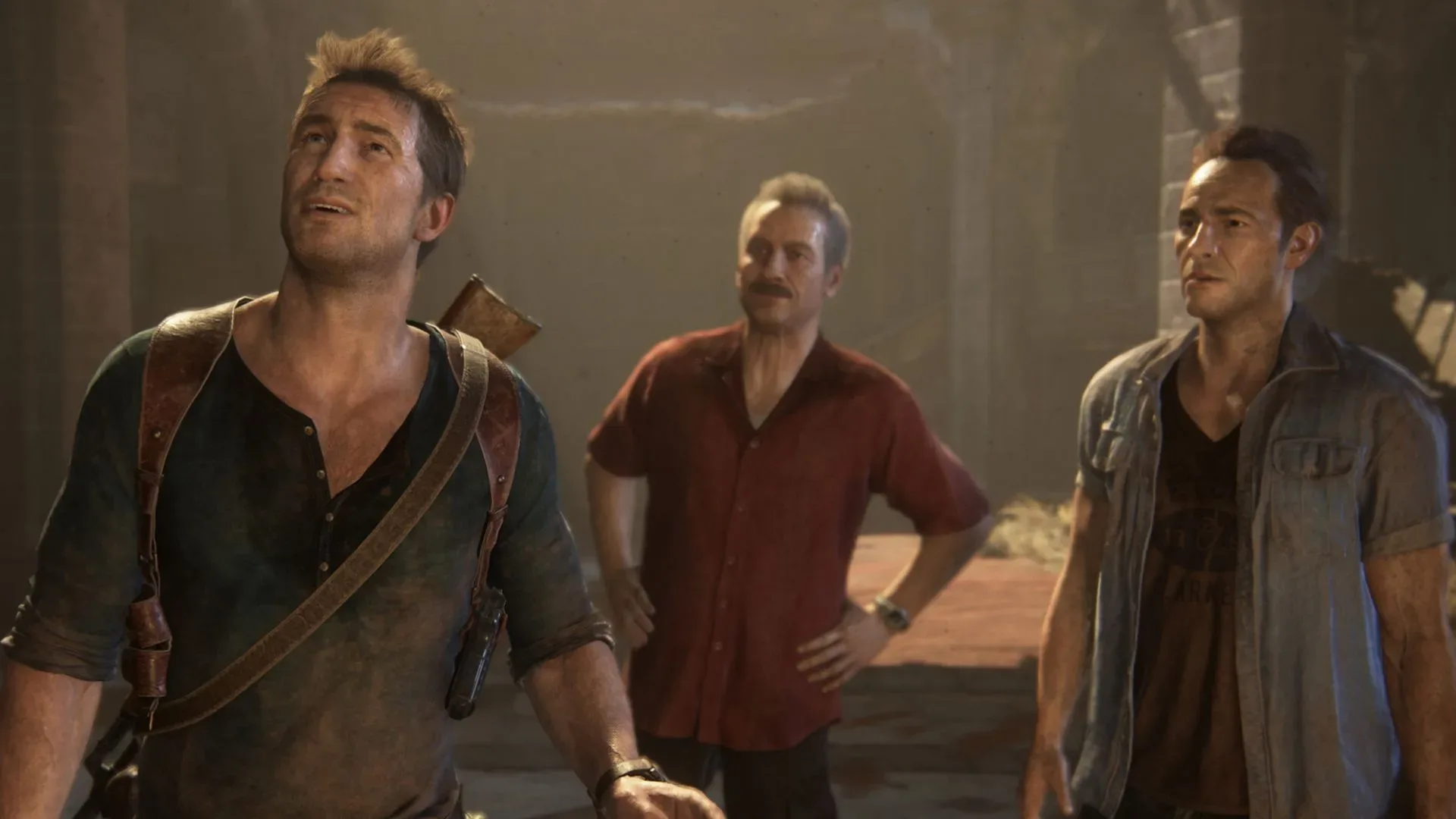 Nathan Drake and Sam Drake in Uncharted 4: A Thief’s End