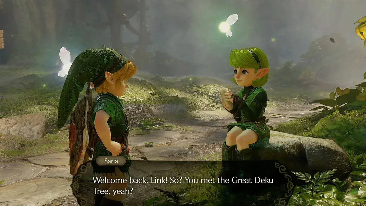A detailed view of Hyrule Castle Town in Ocarina of Time Remake