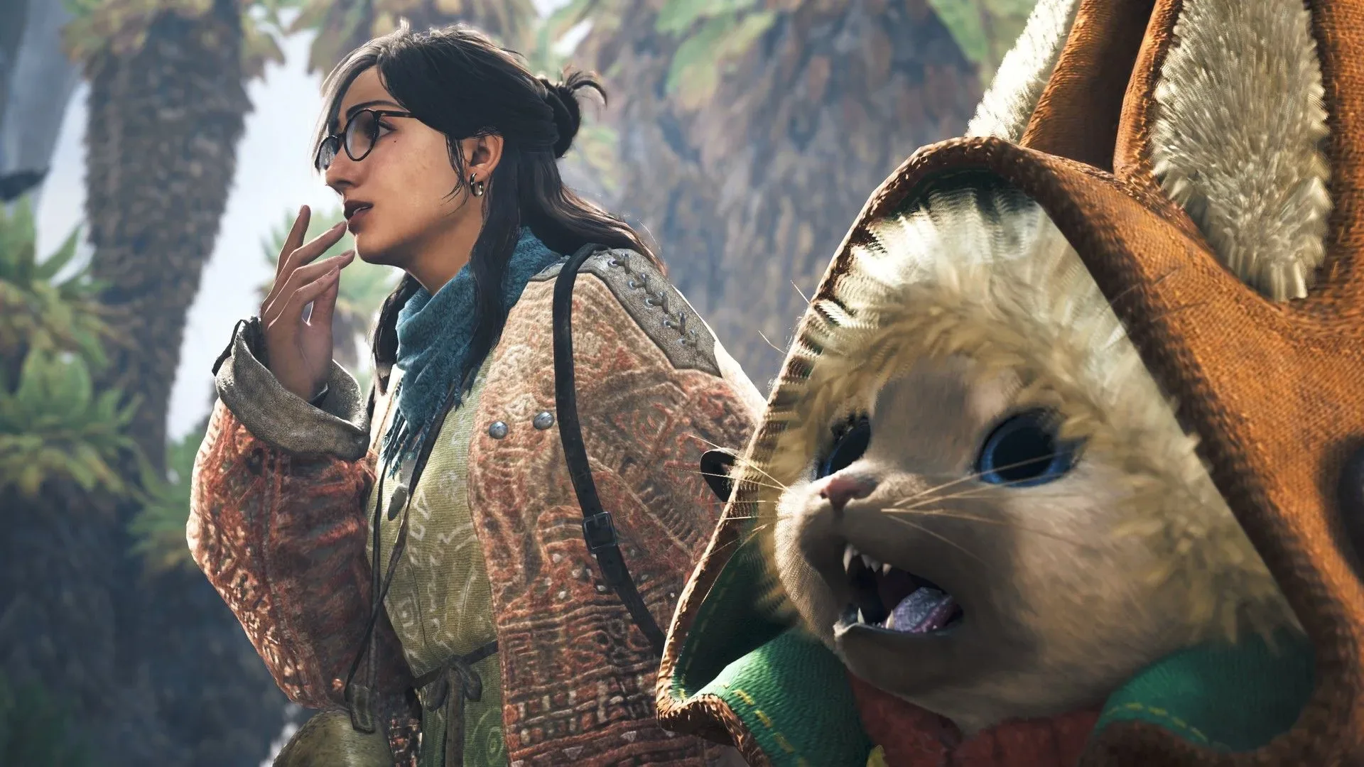Monster Hunter Wilds: Ascendance hunt in the vertical Skybound Eyrie region
