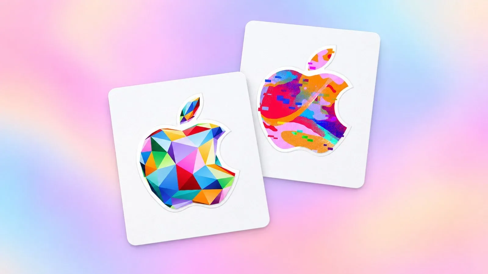 An Apple gift card held near the back of a compatible iPhone for tap-to-redeem verification