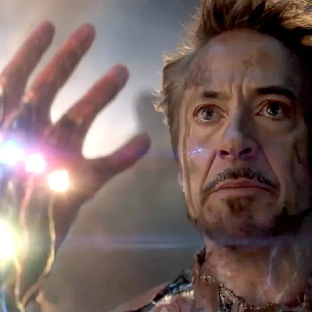 Iron Man in Avengers Endgame, referenced in VisionQuest’s exploration of Tony Stark’s death