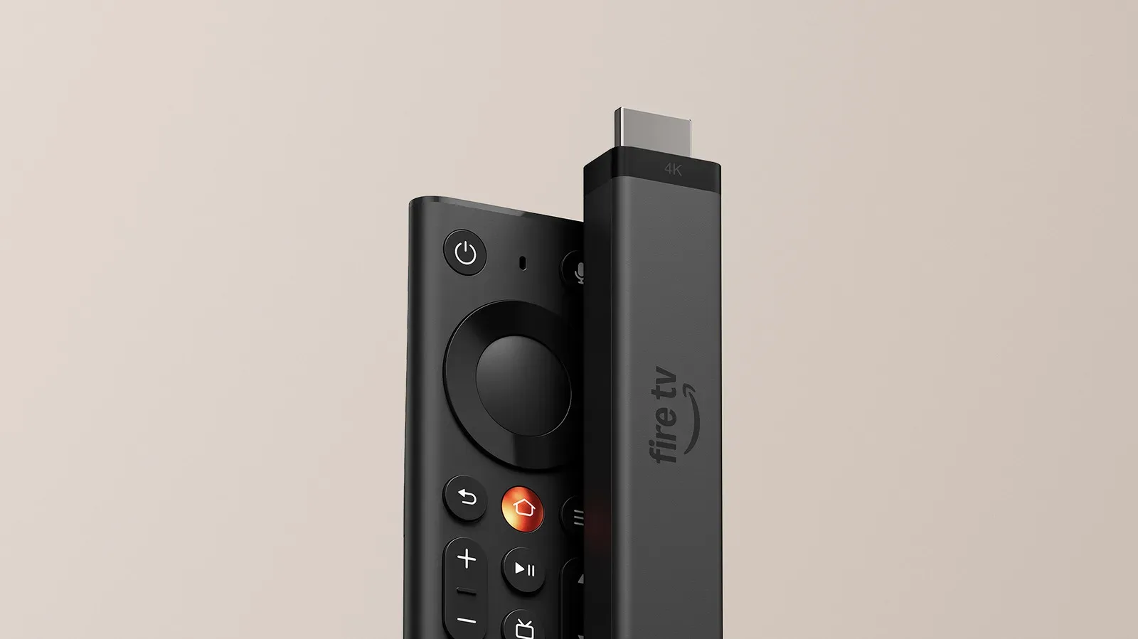 Amazon Fire TV Stick 4K connected to a television HDMI port