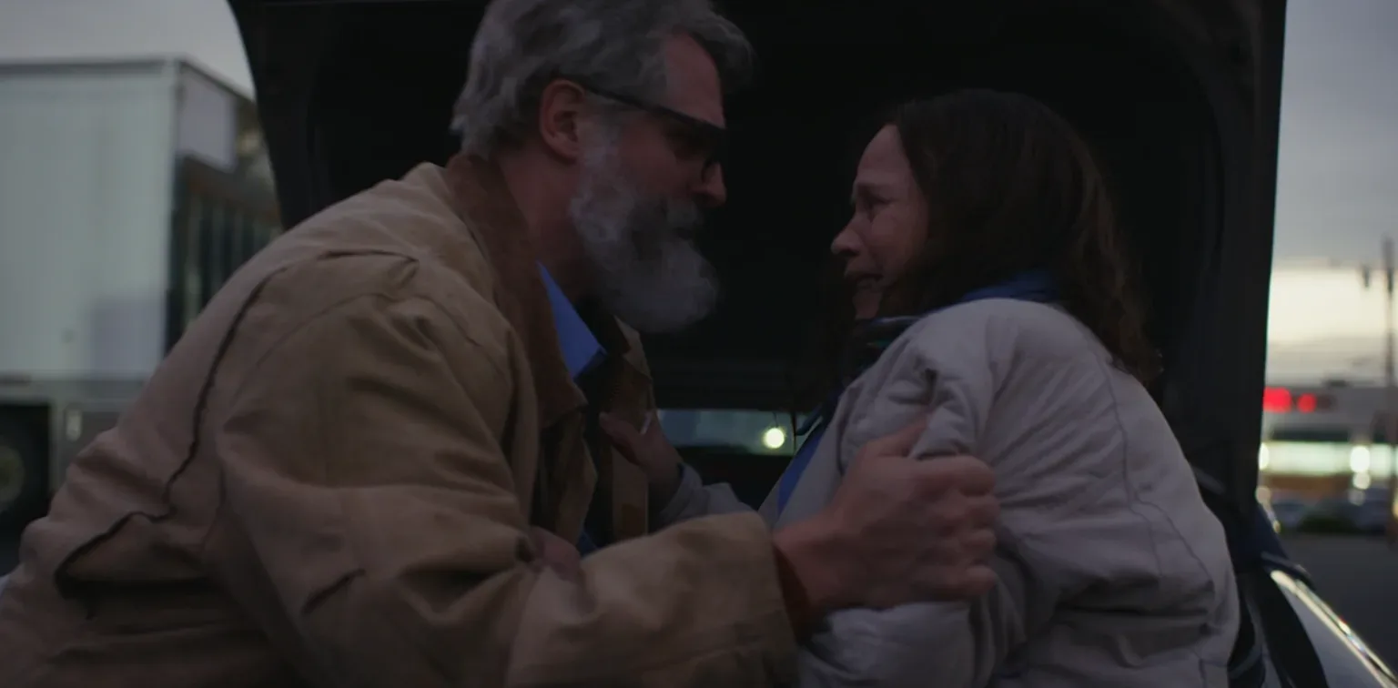 Patricia Arquette and David Harbour in Courteney Cox’s Evil Genius