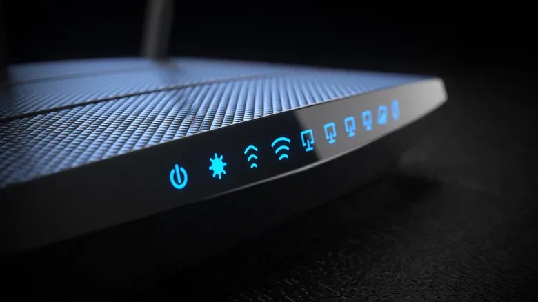 Smart-home devices and a 4K television sharing home Wi-Fi