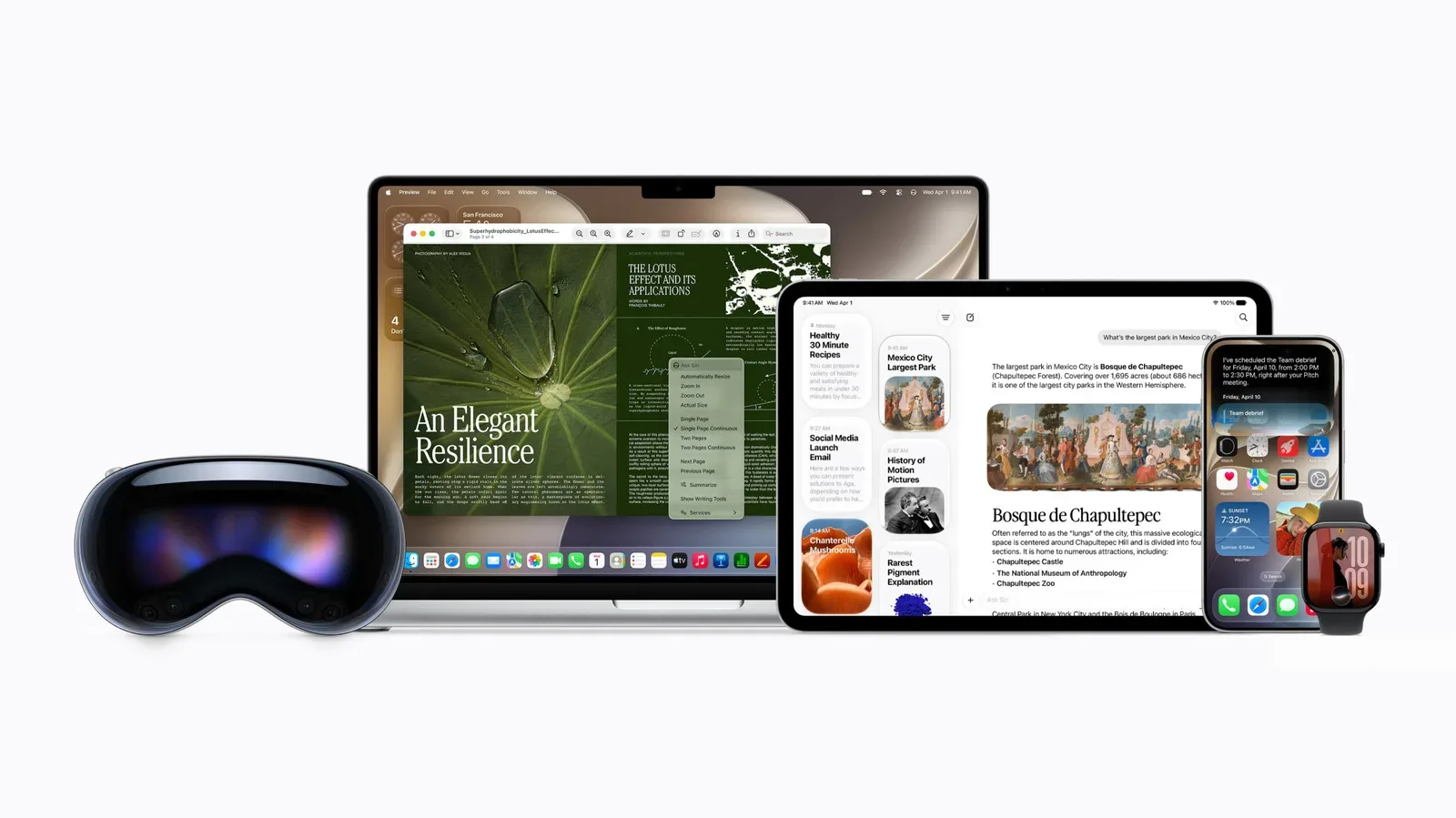 An iPhone displaying iOS 27 and Siri AI interface elements