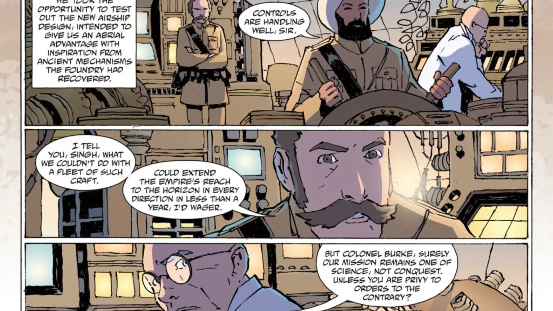 The Foundry #2 Sends Hellboy Universe Investigators Into an Airship Disaster