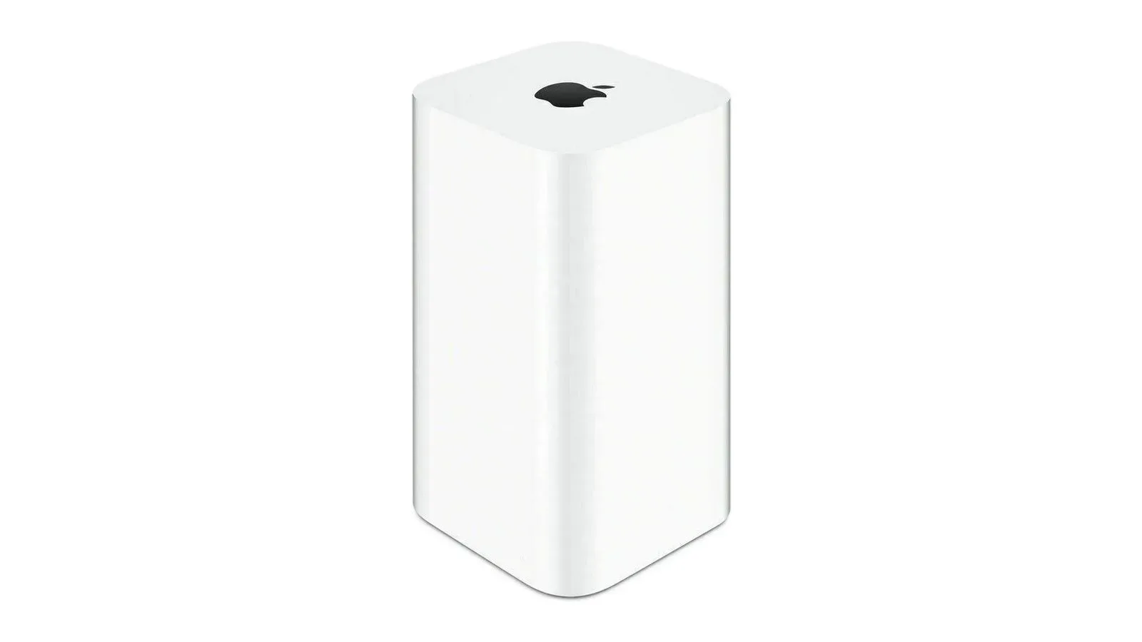 An AirPort Time Capsule beside a Mac, illustrating the end of Time Machine backup support in macOS 27