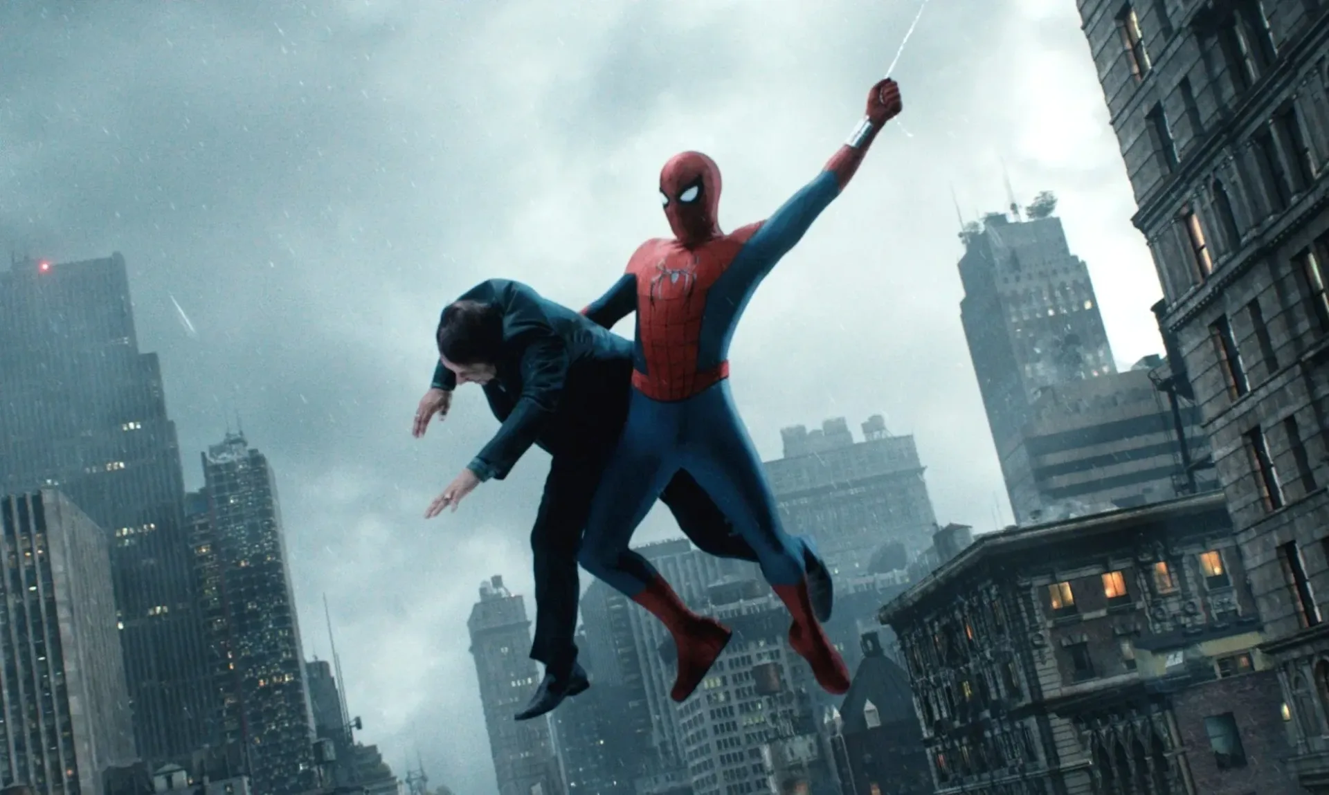 Spider-Man: Brand New Day domestic box-office milestone graphic showing $900 million in 36 days