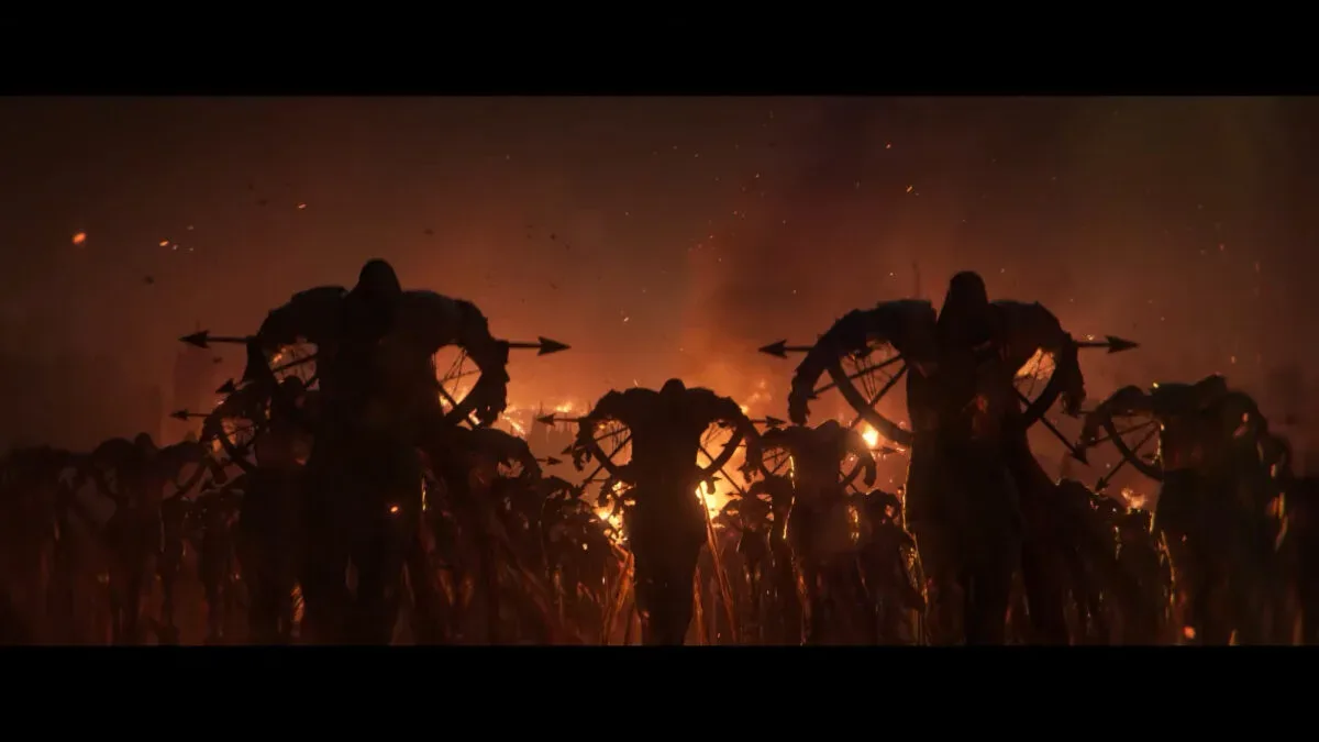 Diablo 5 teaser depicting a devastated, hellish Sanctuary
