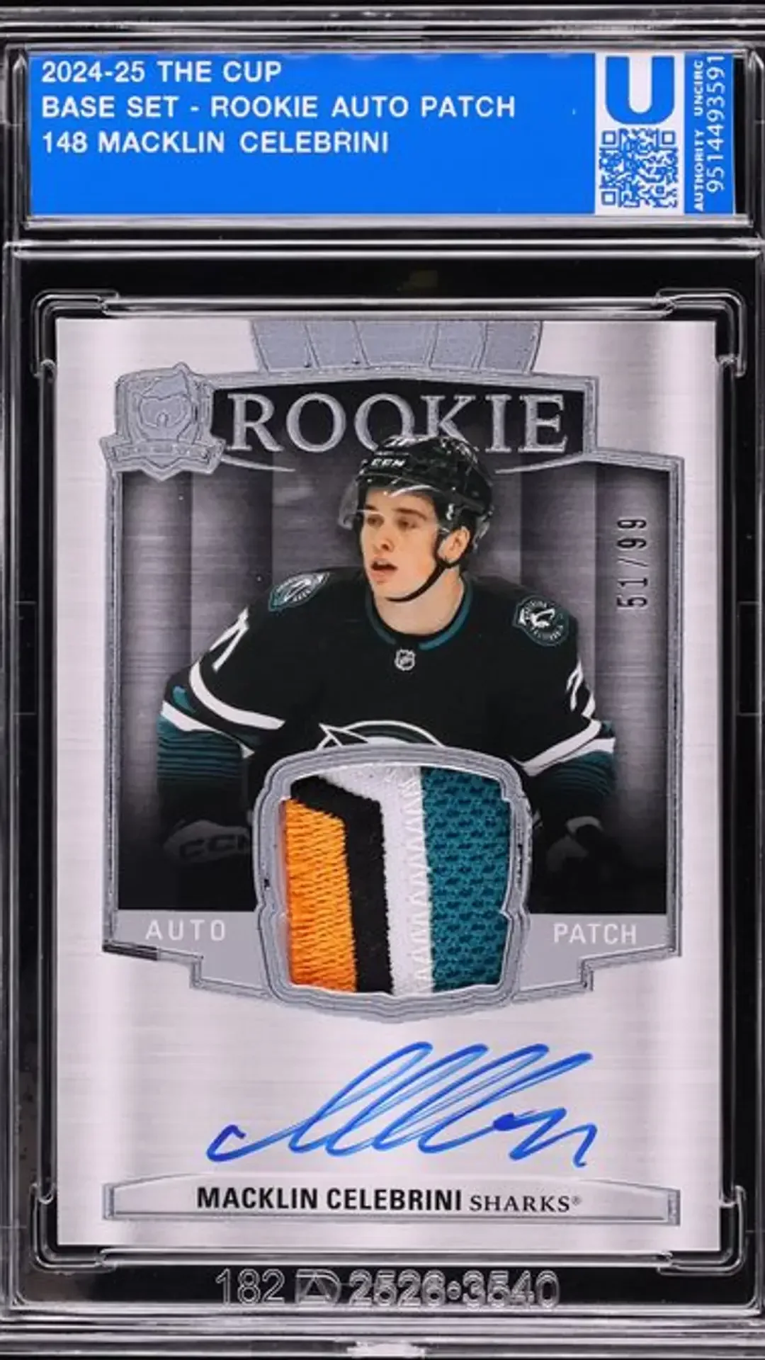 Will Smith of the San Jose Sharks on the ice