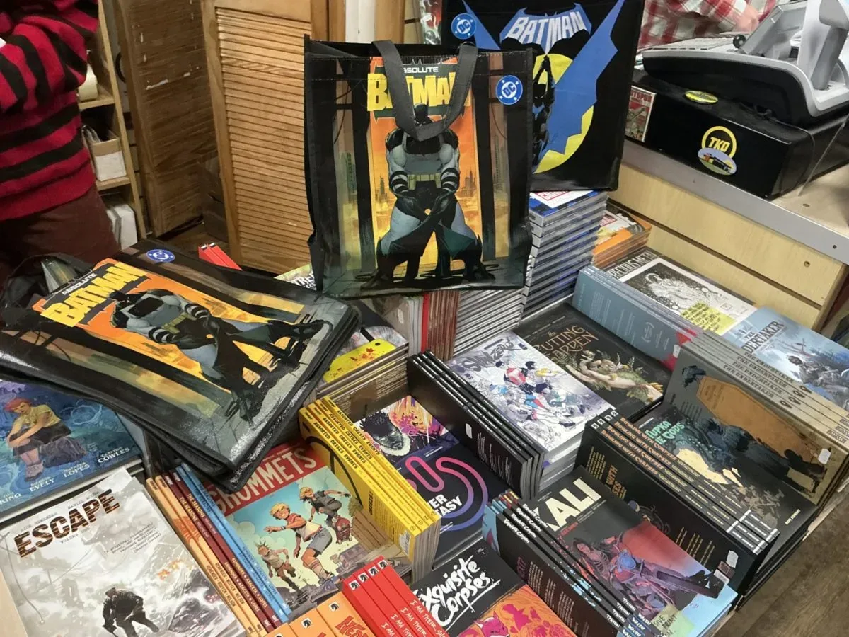 Thornton’s Arcade in Leeds near a comics and coffee stop