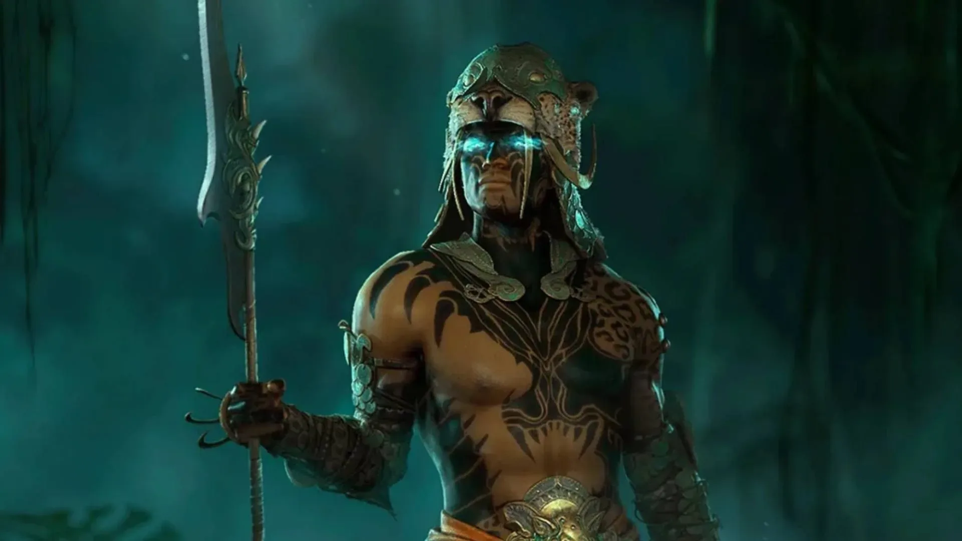 Key art of the Spiritborn class in Diablo 4's Vessel of Hatred DLC.