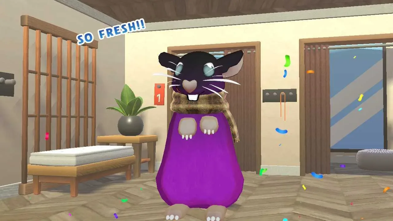 A mouse character in Squeakross: Home Squeak Home