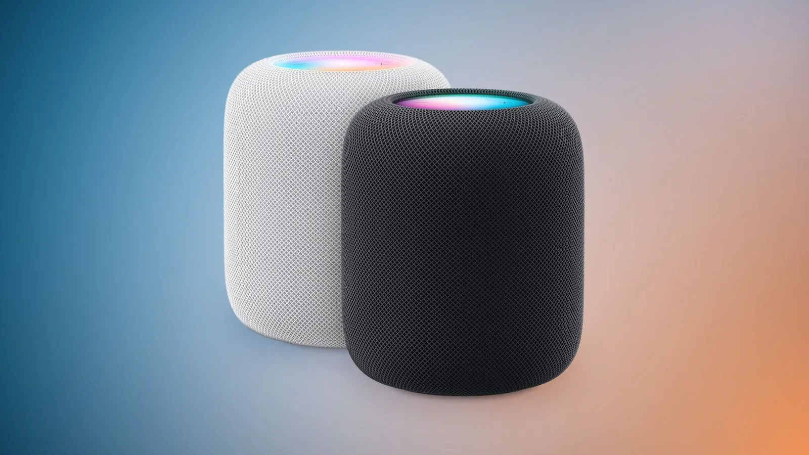Apple HomePod-style smart speaker awaiting a future Siri AI update