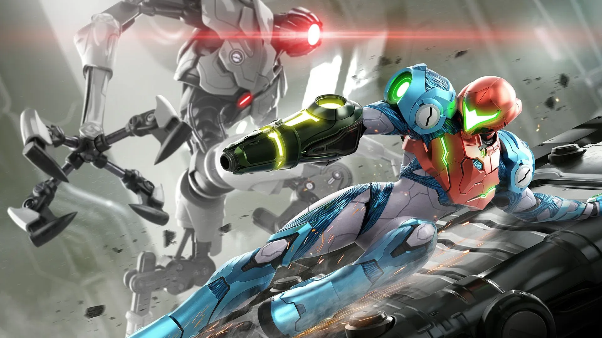 Samus Aran promotional artwork for Metroid Dread