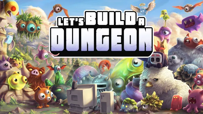 Let’s Build a Dungeon game development simulation artwork