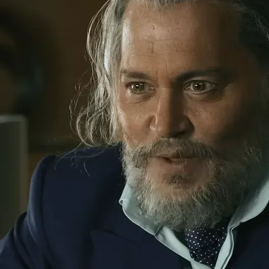 Johnny Depp as the mysterious title character in Day Drinker