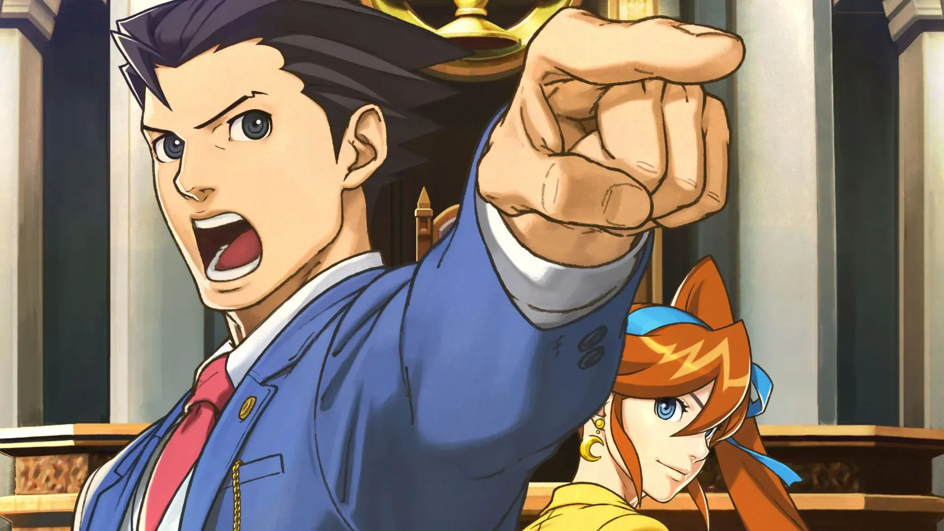 Ace Attorney: Dual Destinies VR announcement artwork