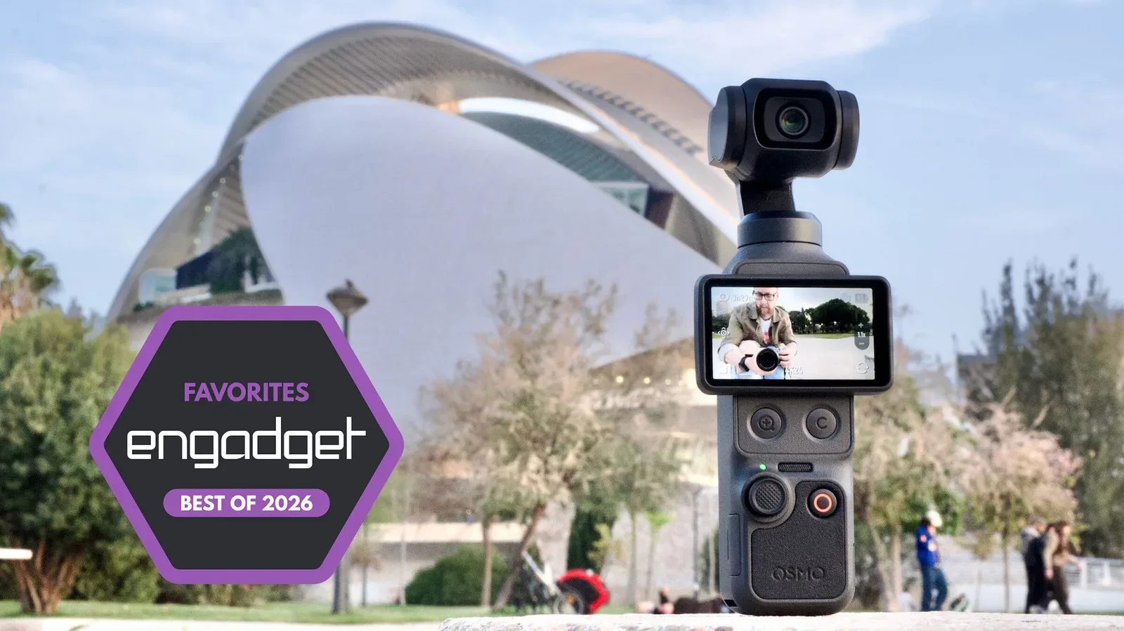Insta360 Luna Pro compact gimbal camera with detachable screen