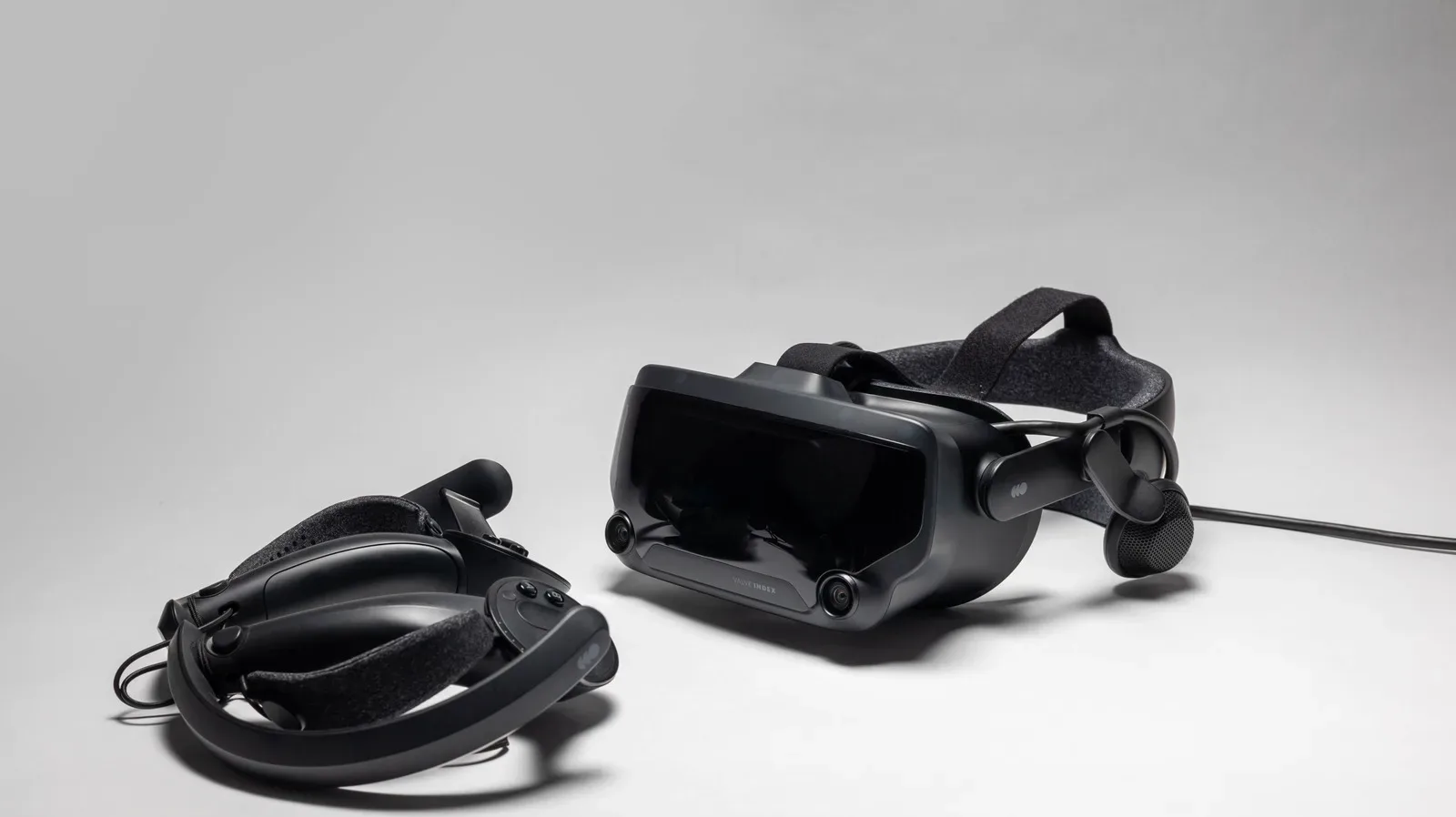 SteamVR dashboard displayed inside a virtual reality headset