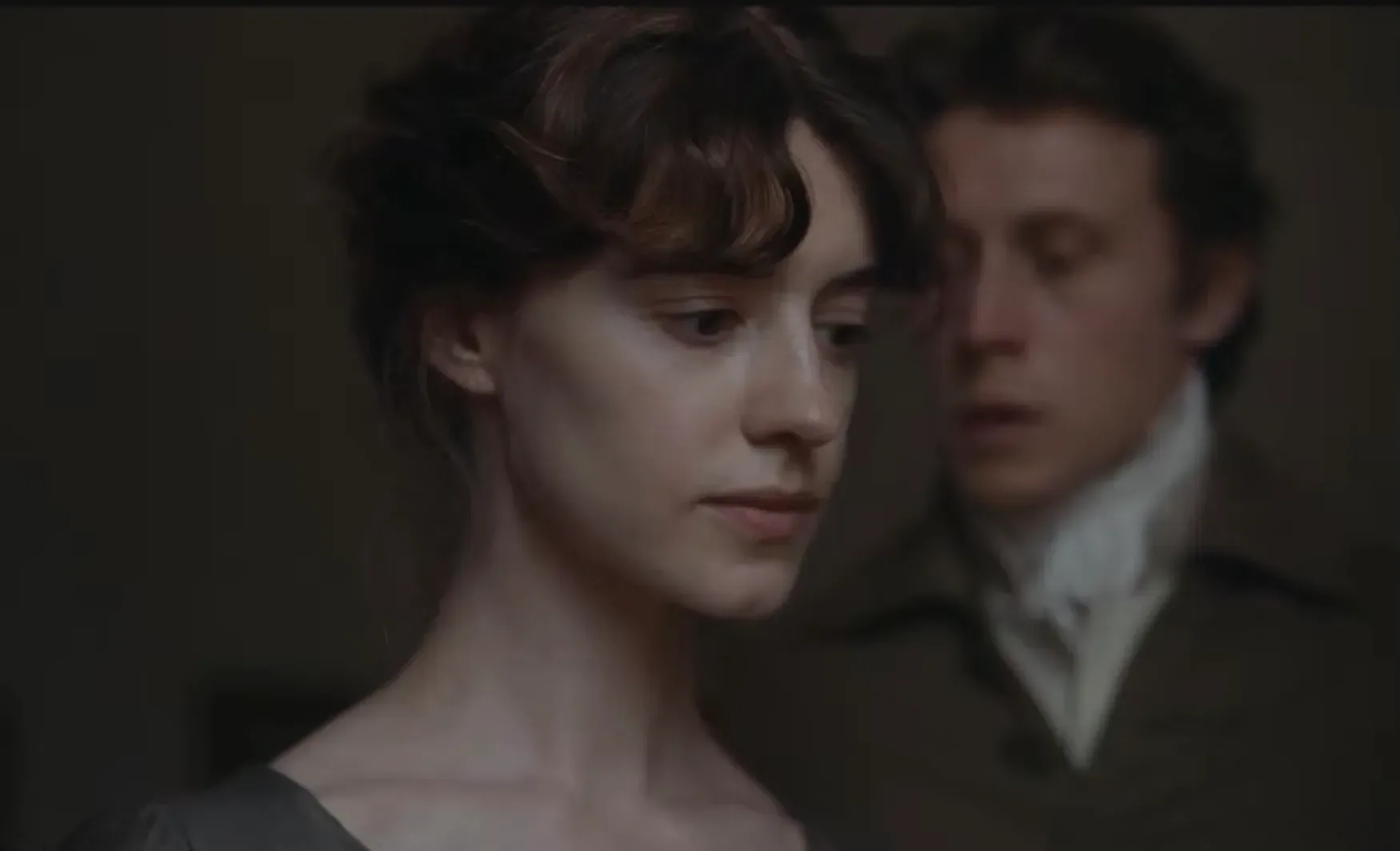 Daisy Edgar-Jones and Esmé Creed-Miles as Elinor and Marianne Dashwood in Sense and Sensibility