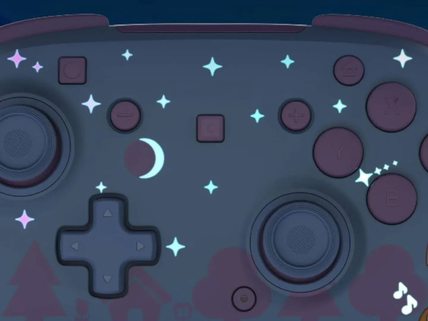 Turtle Beach Timmy and Tommy Animal Crossing Nintendo Switch 2 Rematch controller with foliage artwork