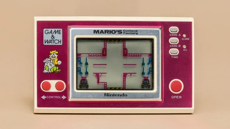 Gunpei Yokoi-era Game & Watch portable with buttons and LCD display