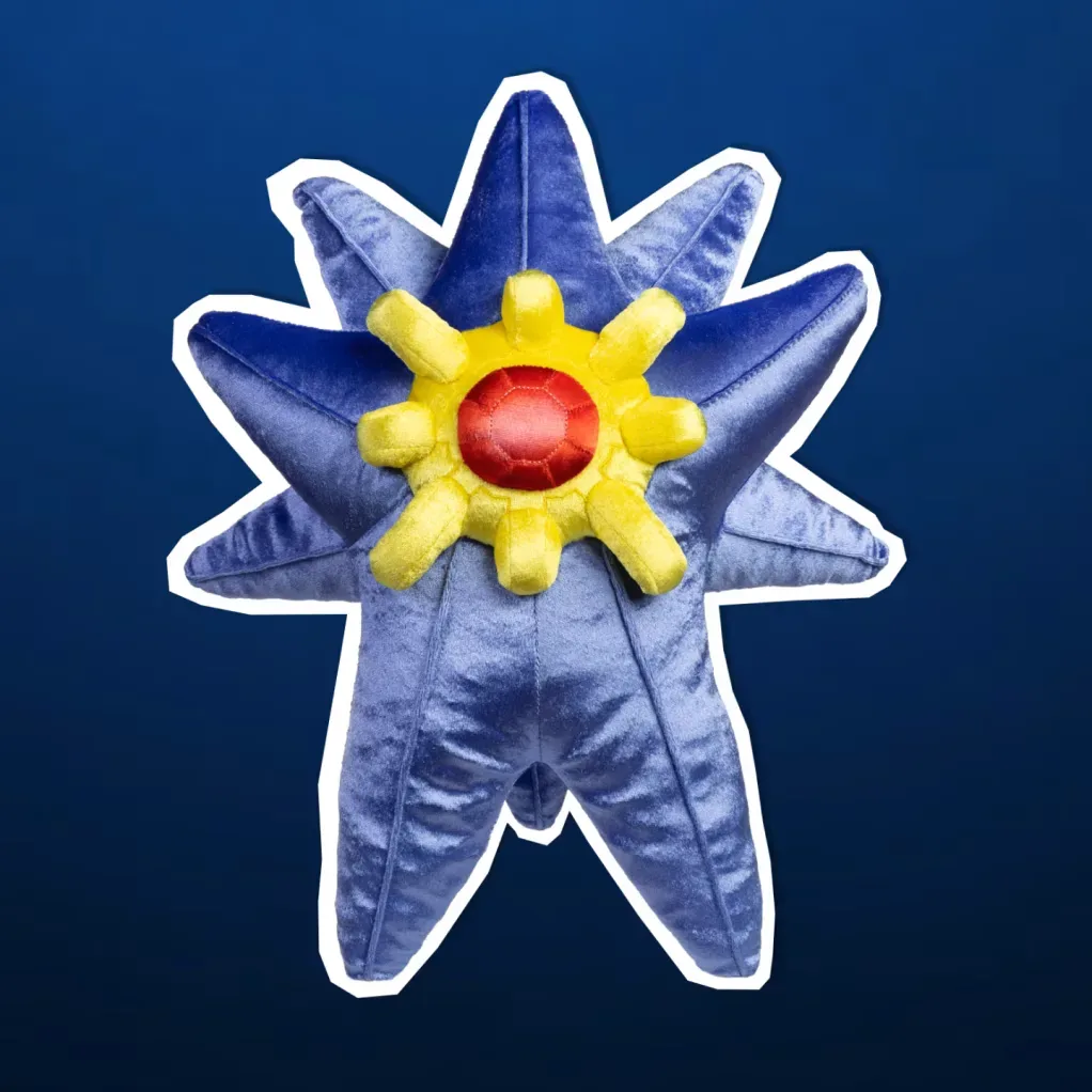Mega Starmie plush from the Pokémon Center Mega Evolution lineup